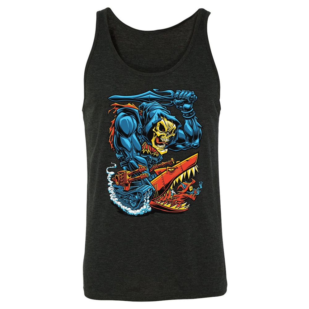 Unisex Jersey Tank - DPZ2FKPP - Charcoal Black Triblend - 5