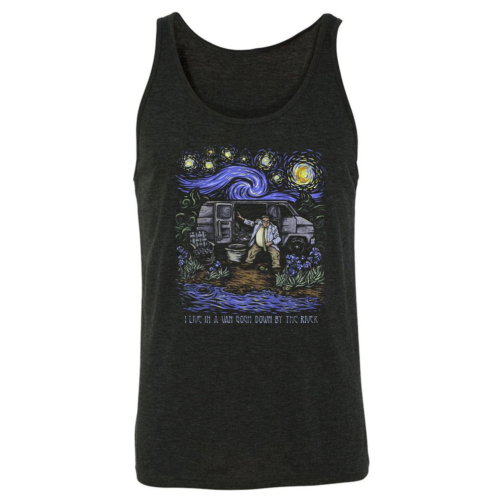 Unisex Jersey Tank - XULGEFA5 - Charcoal Black Triblend - 5
