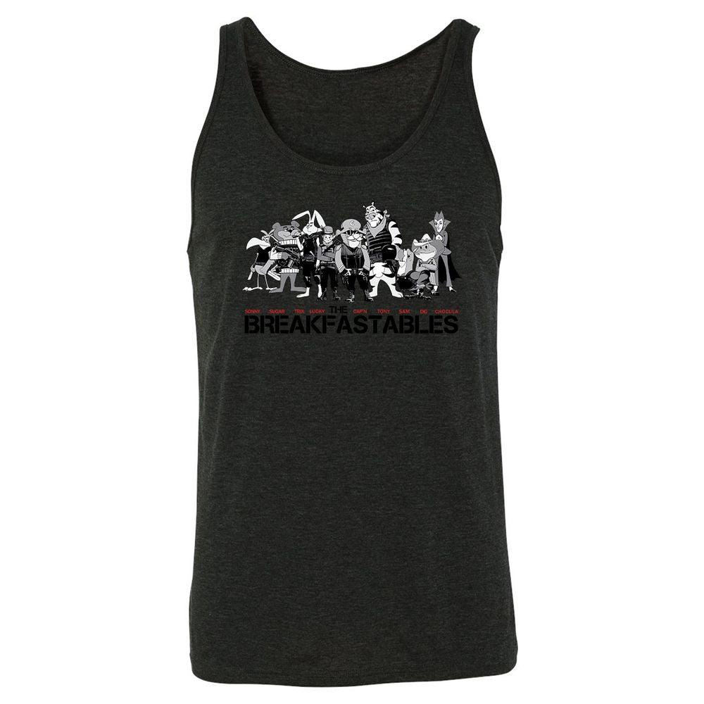Unisex Jersey Tank - R12J3VLZ - Charcoal Black Triblend - 5