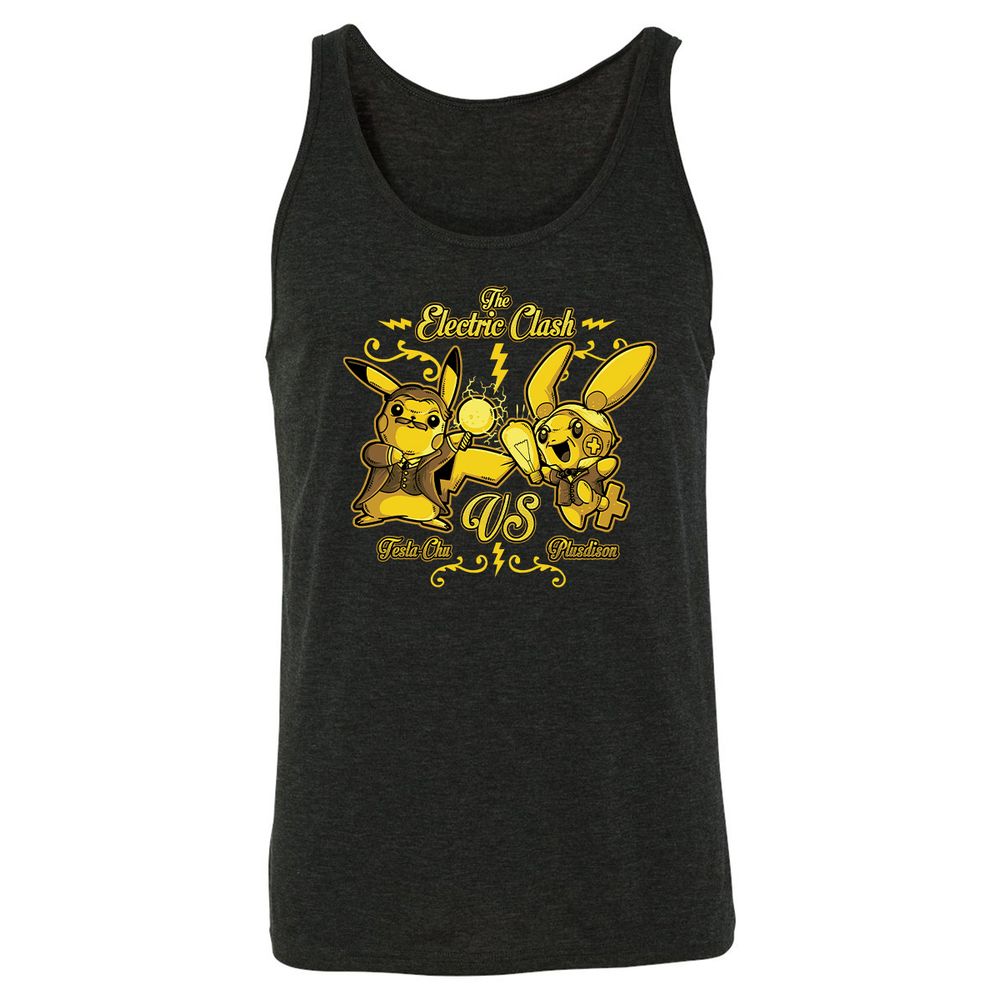 Unisex Jersey Tank - S3LZH8WH - Charcoal Black Triblend - 5