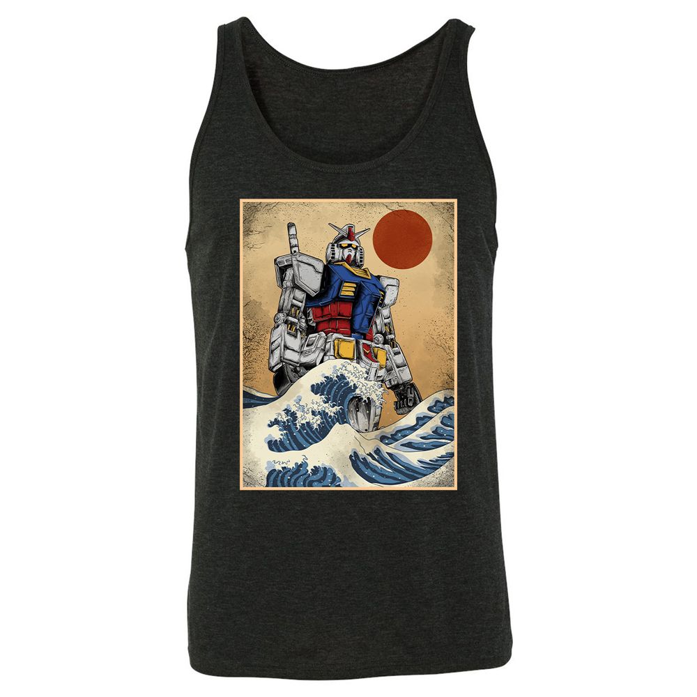 Unisex Jersey Tank - UXPFA55H - Charcoal Black Triblend - 5