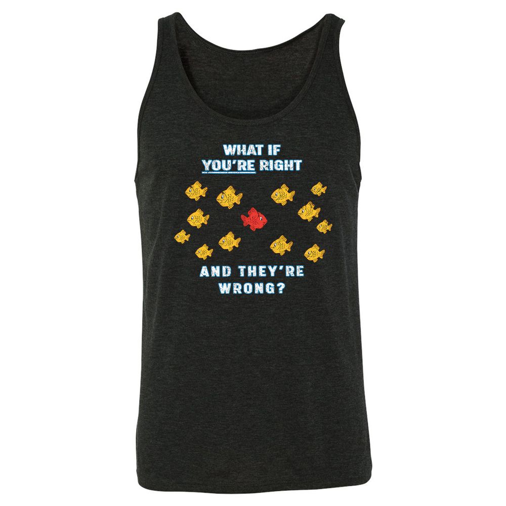 Unisex Jersey Tank - WPNR6KMC - Charcoal Black Triblend - 5