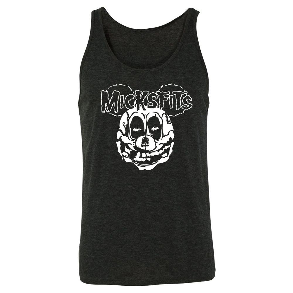 Unisex Jersey Tank - 4UAUQ25B - Charcoal Black Triblend - 5
