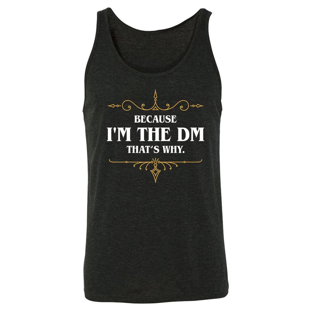 Unisex Jersey Tank - CLQM6UKT - Charcoal Black Triblend - 5