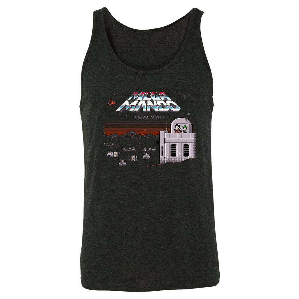 Unisex Jersey Tank - KJXD3YFS - Charcoal Black Triblend - 5