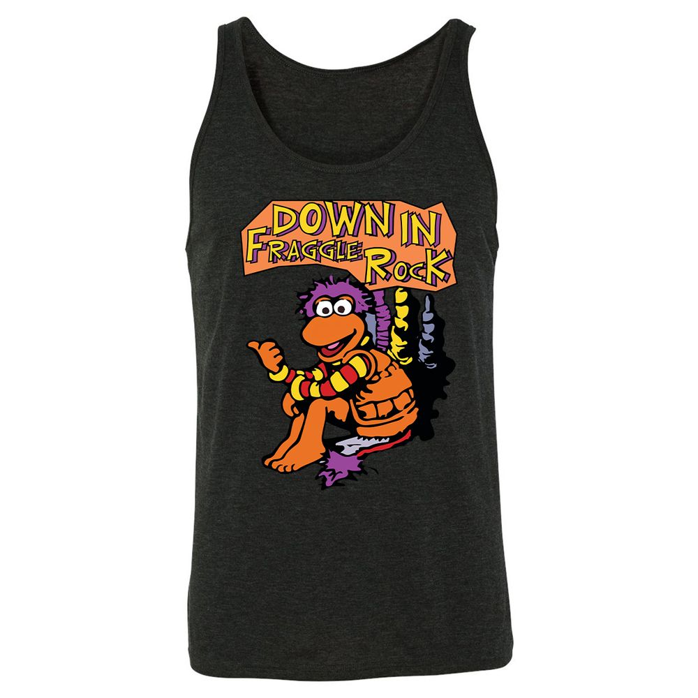 Unisex Jersey Tank - 5T6A5YLA - Charcoal Black Triblend - 5