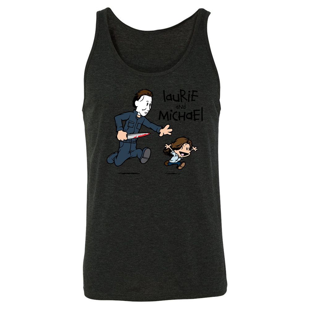 Unisex Jersey Tank - AYZUPEE5 - Charcoal Black Triblend - 5