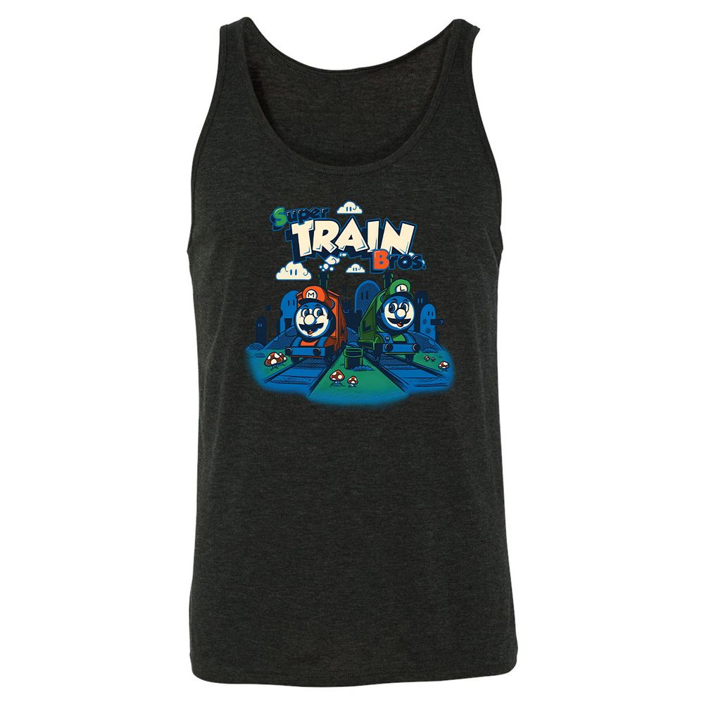 Unisex Jersey Tank - 4ZNBM73A - Charcoal Black Triblend - 5
