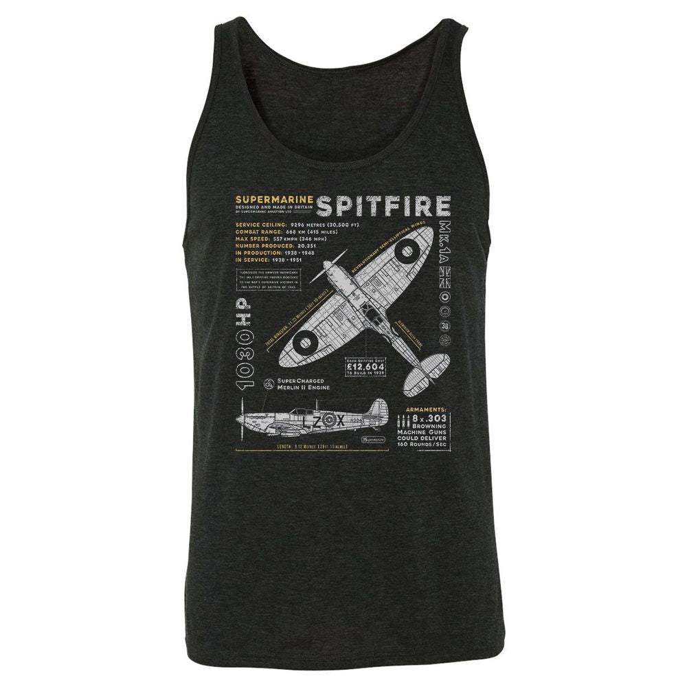 Supermarine Spitfire Essential - Charcoal Black Triblend - 5