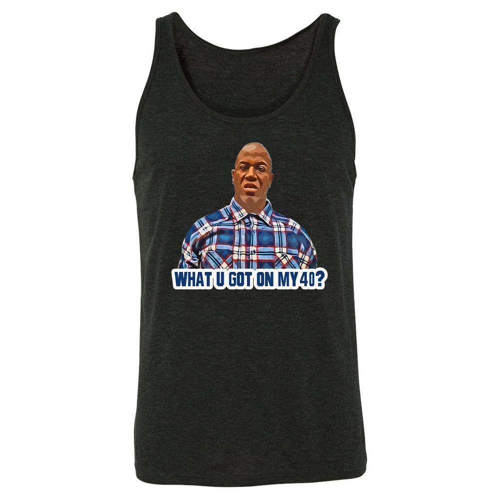 Unisex Jersey Tank - WM9J458C - Charcoal Black Triblend - 5