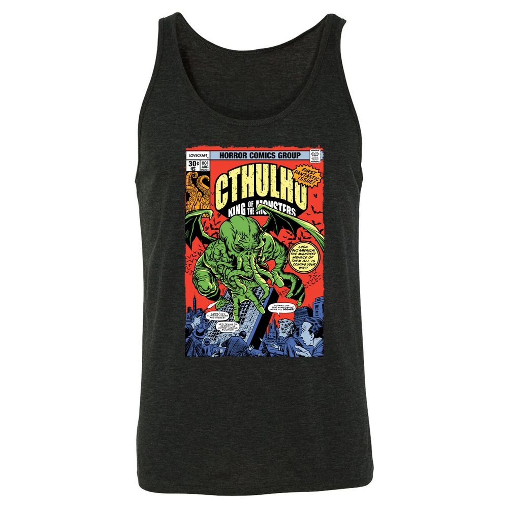 Unisex Jersey Tank - LWDB6PNS - Charcoal Black Triblend - 5