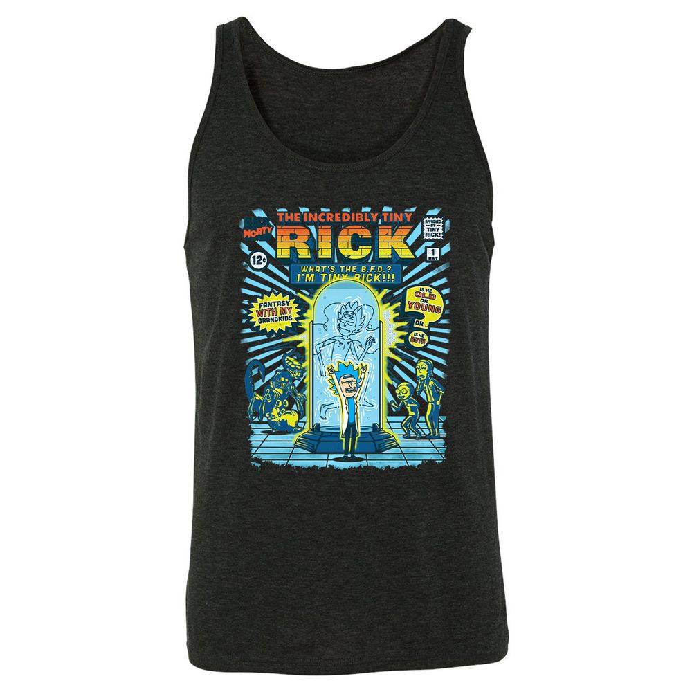 Unisex Jersey Tank - DSB6AUNR - Charcoal Black Triblend - 5