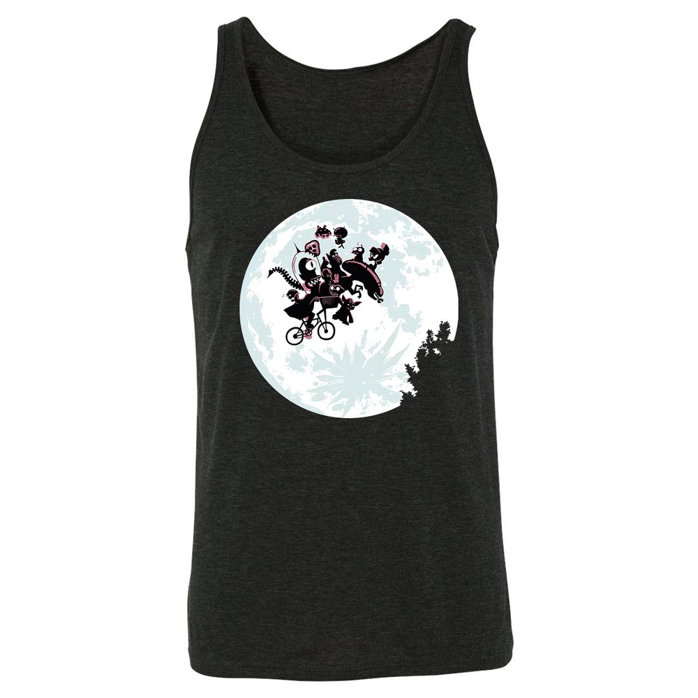 Unisex Jersey Tank - 14JTFN9Y - Charcoal Black Triblend - 5