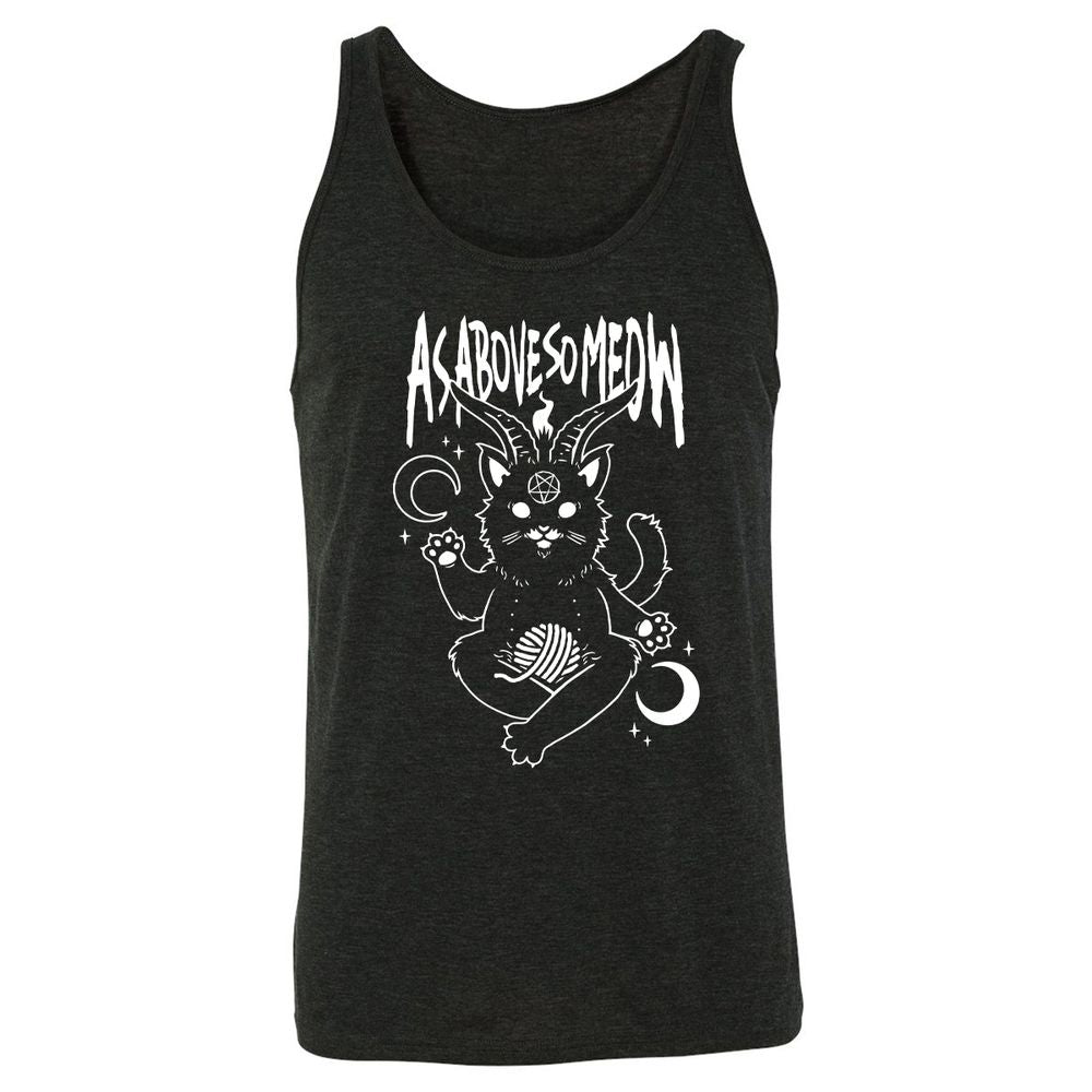 Unisex Jersey Tank - AT1VTNFM - Charcoal Black Triblend - 5