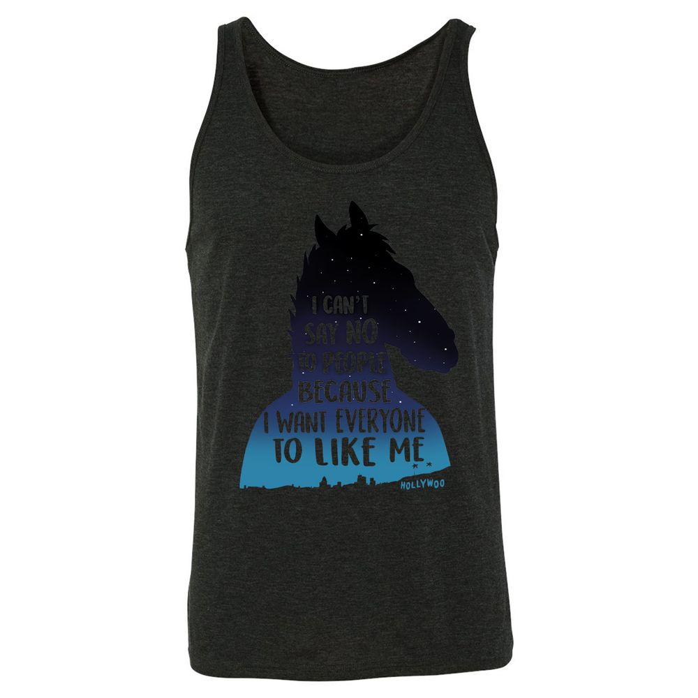 Unisex Jersey Tank - E5TQBQPD - Charcoal Black Triblend - 5