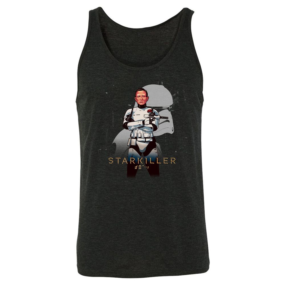 Unisex Jersey Tank - PA9FS9AT - Charcoal Black Triblend - 5