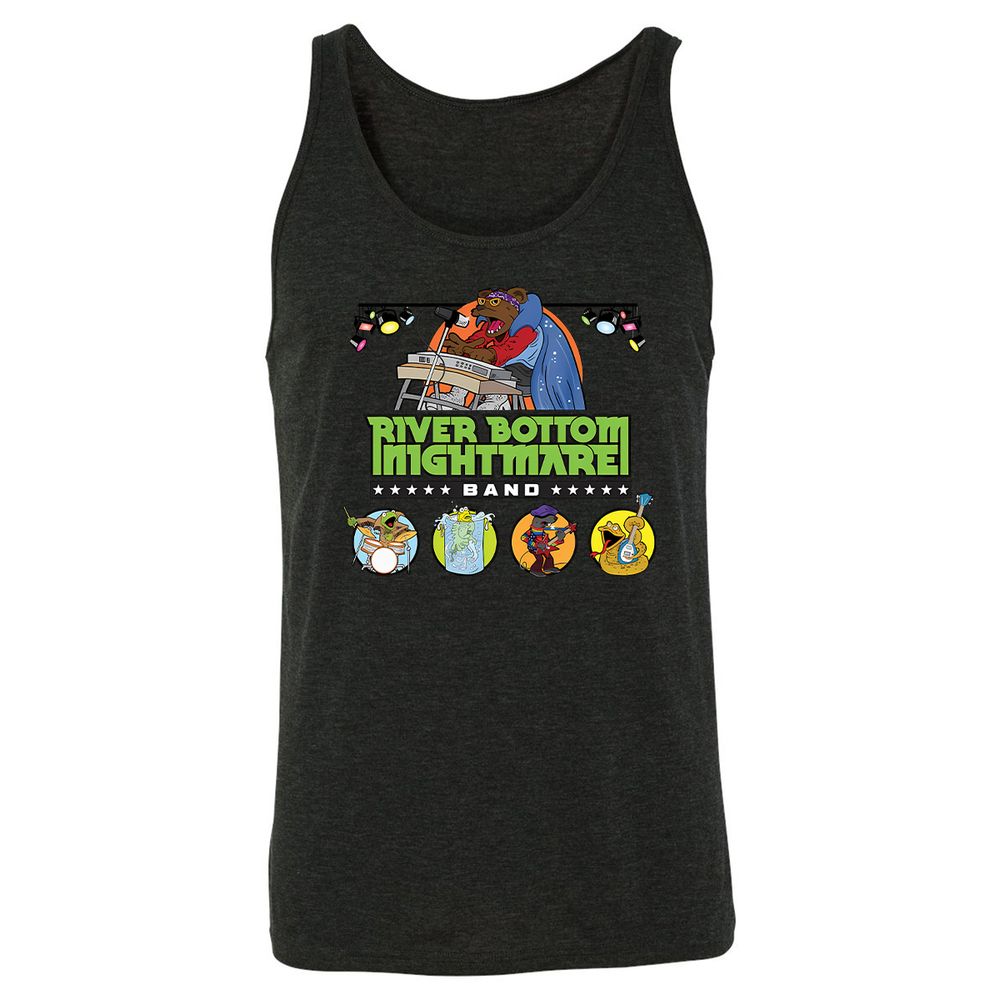Unisex Jersey Tank - 82DHJFYV - Charcoal Black Triblend - 5