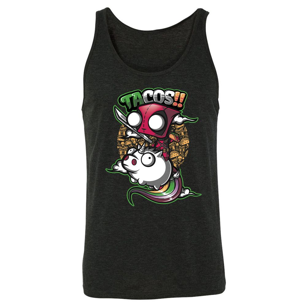 Unisex Jersey Tank - UG7BM1TP - Charcoal Black Triblend - 5