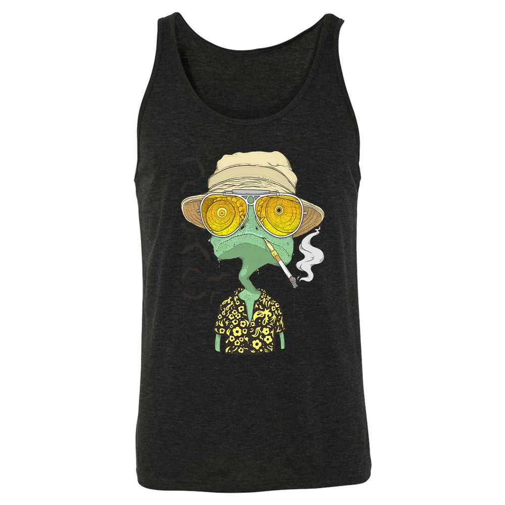 Unisex Jersey Tank - F43ELFN3 - Charcoal Black Triblend - 5