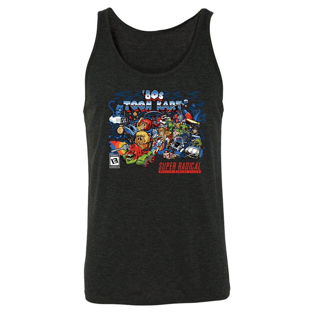 Unisex Jersey Tank - GT3F8JH6 - Charcoal Black Triblend - 5