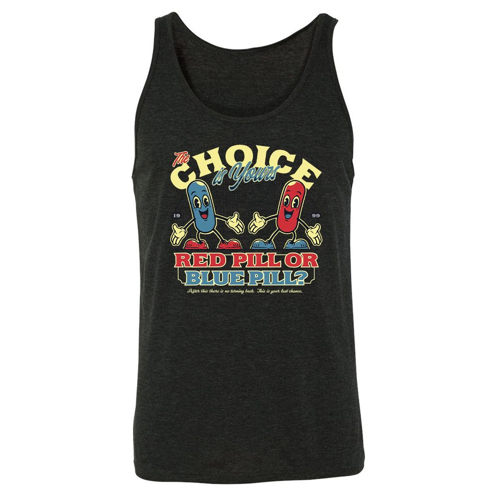 Unisex Jersey Tank - K5LPNYZV - Charcoal Black Triblend - 5