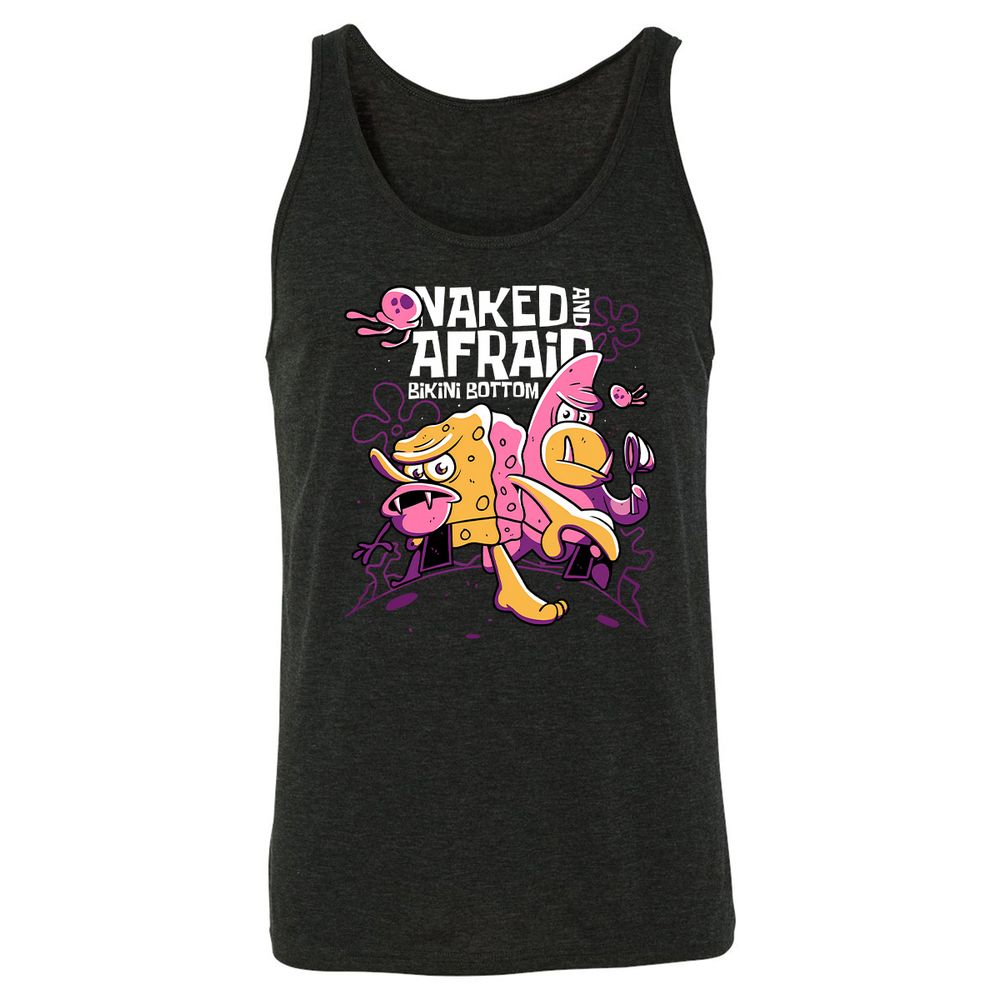 Unisex Jersey Tank - M9YU7ANJ - Charcoal Black Triblend - 5