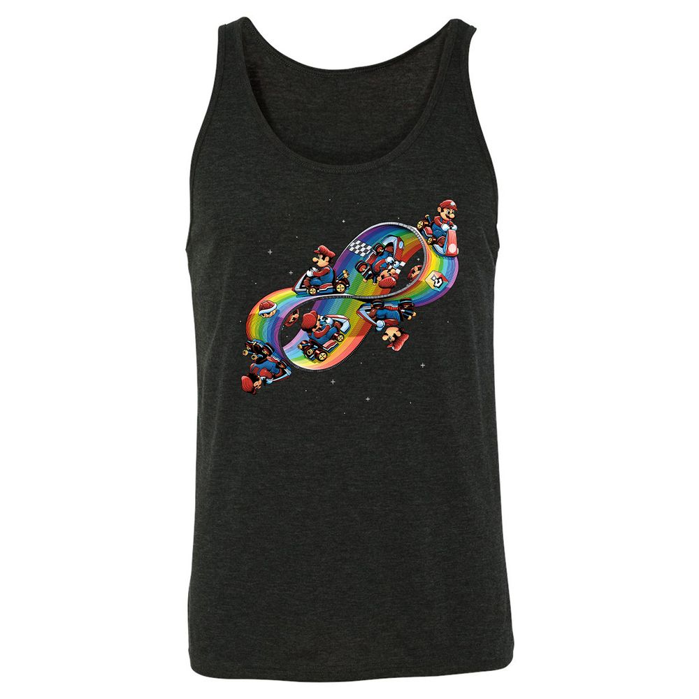 Unisex Jersey Tank - AU88863M - Charcoal Black Triblend - 5