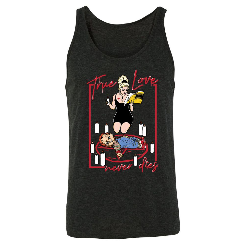 Unisex Jersey Tank - SMK9K1QA - Charcoal Black Triblend - 5