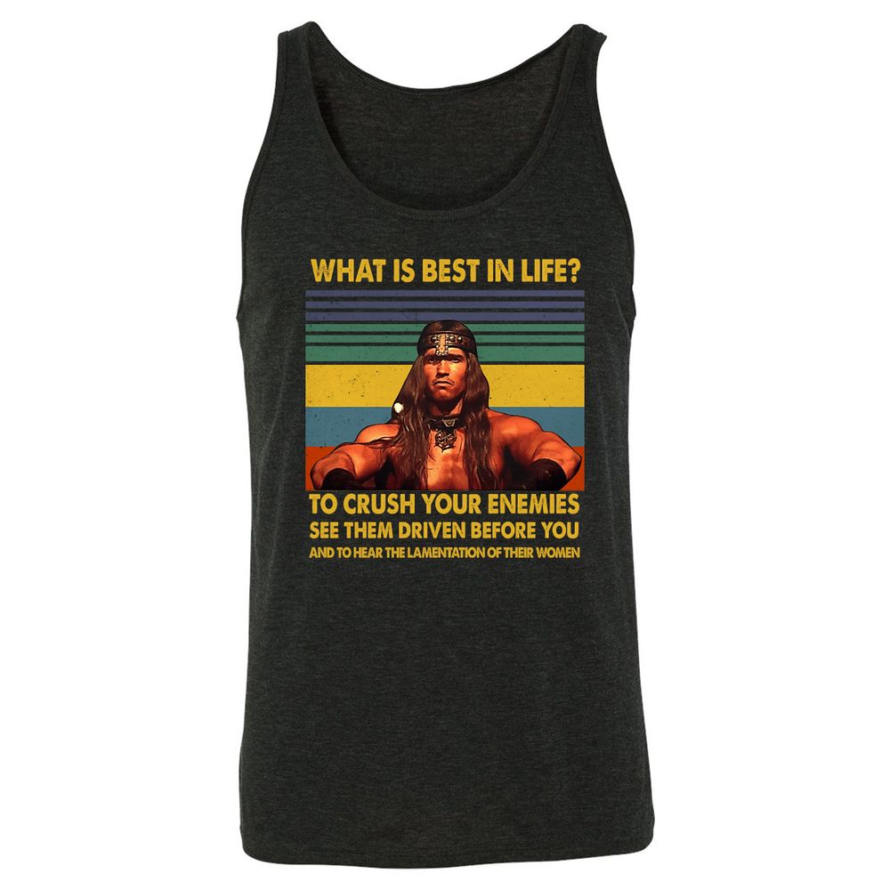 Unisex Jersey Tank - D4KB4YDR - Charcoal Black Triblend - 5