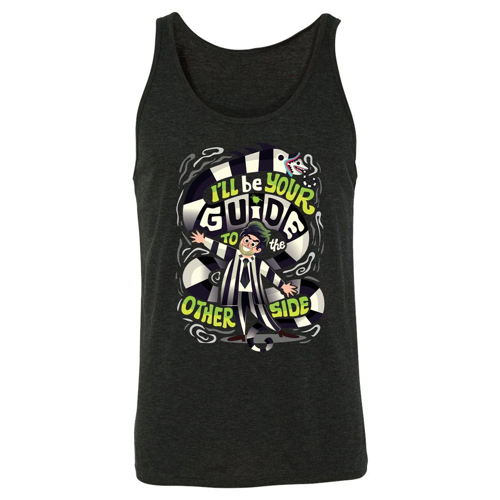 Unisex Jersey Tank - JLCDAPDJ - Charcoal Black Triblend - 5