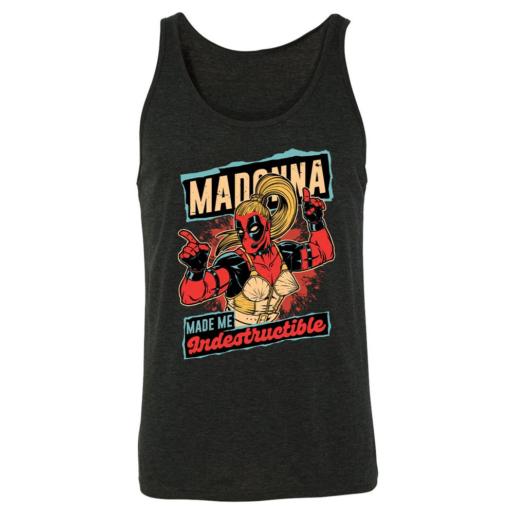 Unisex Jersey Tank - 9SA6W548 - Charcoal Black Triblend - 5