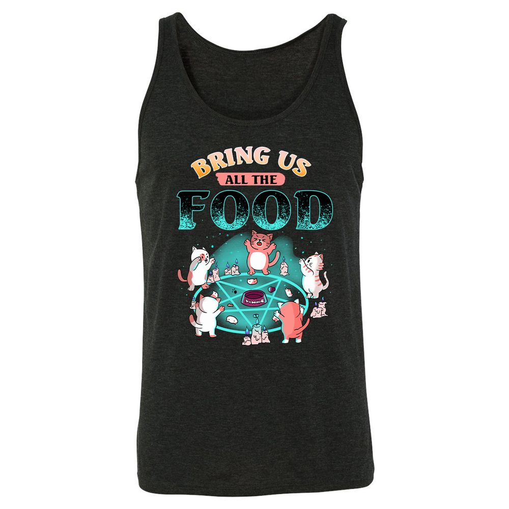 Unisex Jersey Tank - AANFDARV - Charcoal Black Triblend - 5