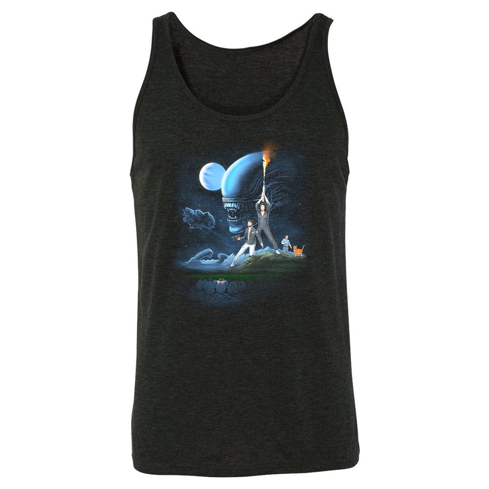 Unisex Jersey Tank - 3CA7MP8K - Charcoal Black Triblend - 5