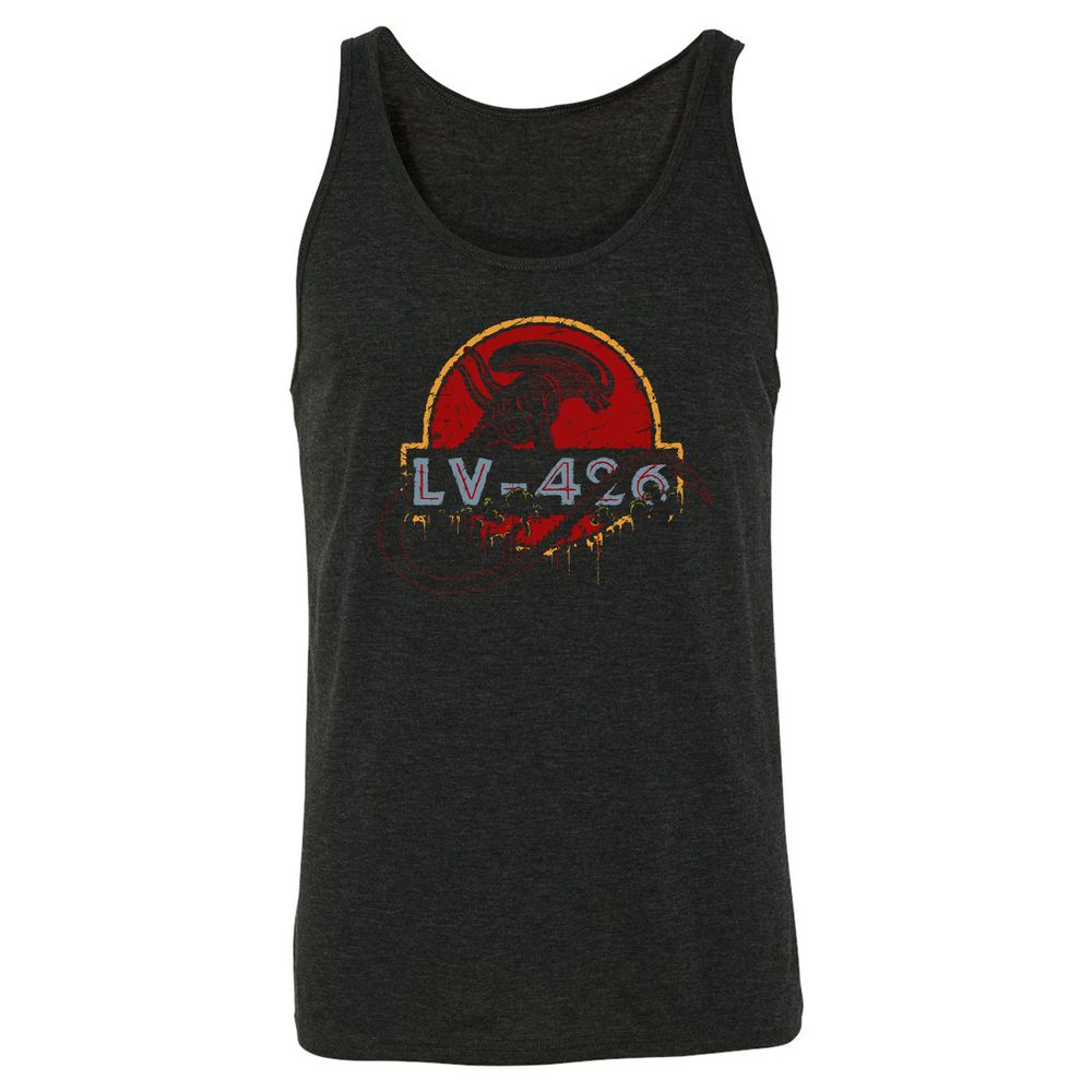 Unisex Jersey Tank - 7DK17EH8 - Charcoal Black Triblend - 5