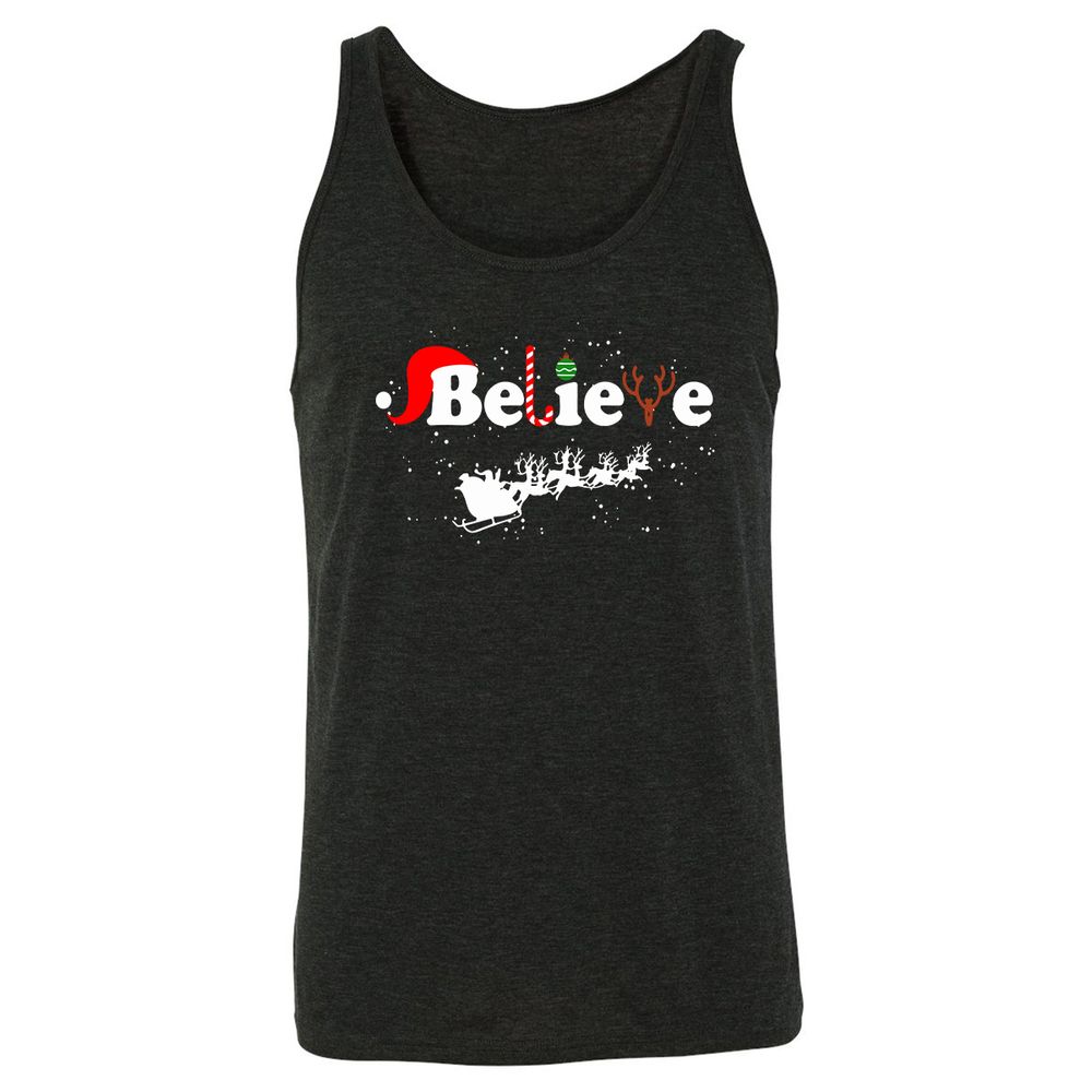 Unisex Jersey Tank - 52DWFVRJ - Charcoal Black Triblend - 5