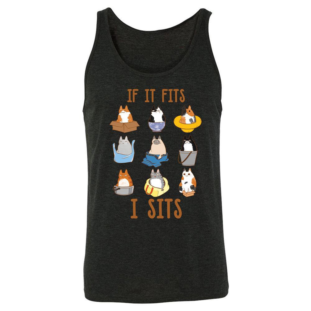 Unisex Jersey Tank - TGAKYNN6 - Charcoal Black Triblend - 5