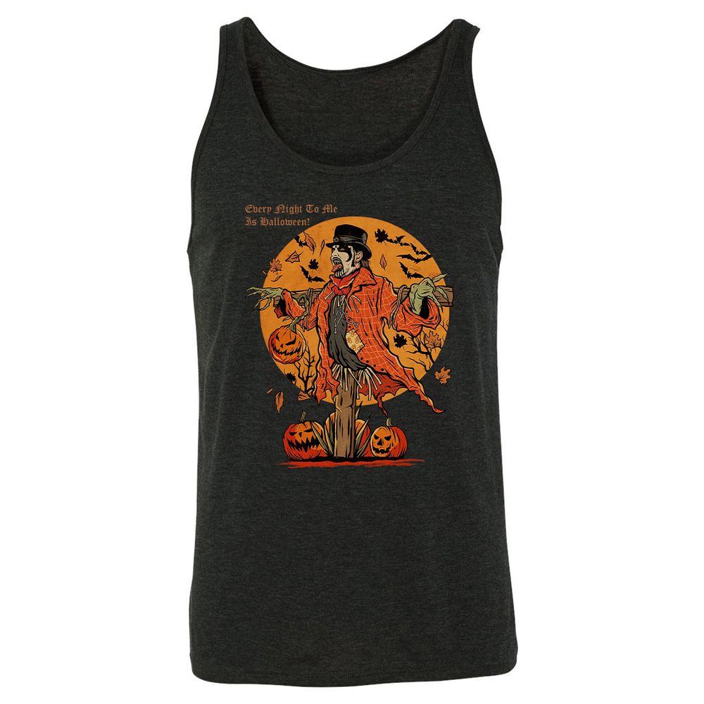 Unisex Jersey Tank - CMHJE4MT - Charcoal Black Triblend - 5