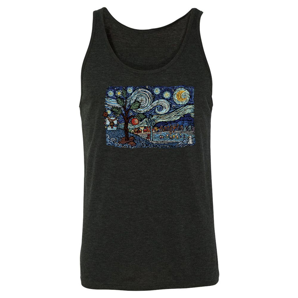 Unisex Jersey Tank - D95GHEHF - Charcoal Black Triblend - 5