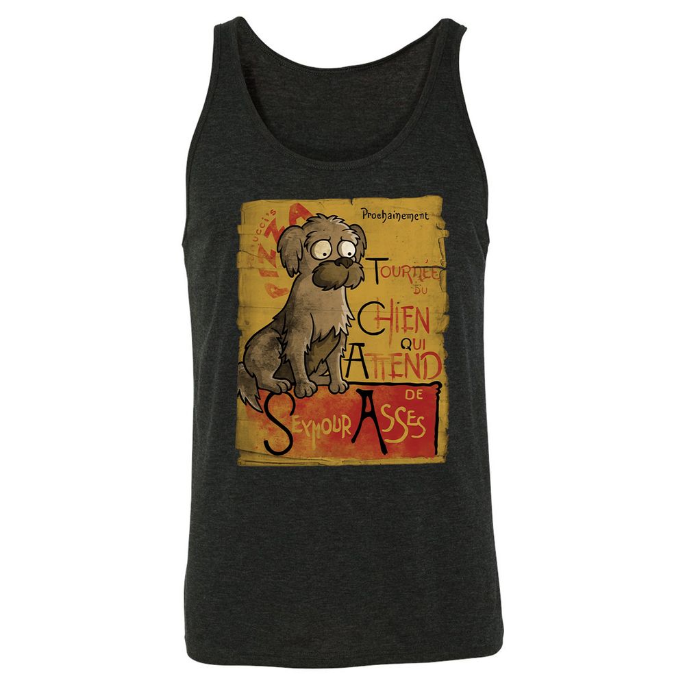 Unisex Jersey Tank - 7T7LLRB1 - Charcoal Black Triblend - 5