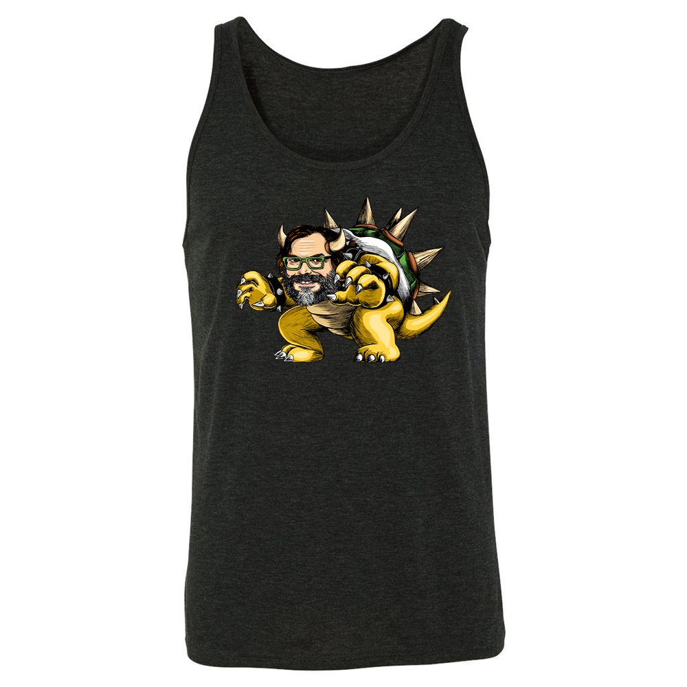 Unisex Jersey Tank - WNWWDP83 - Charcoal Black Triblend - 5