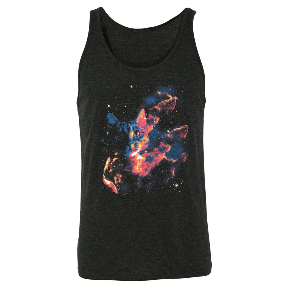 Unisex Jersey Tank - AQQ426KD - Charcoal Black Triblend - 5