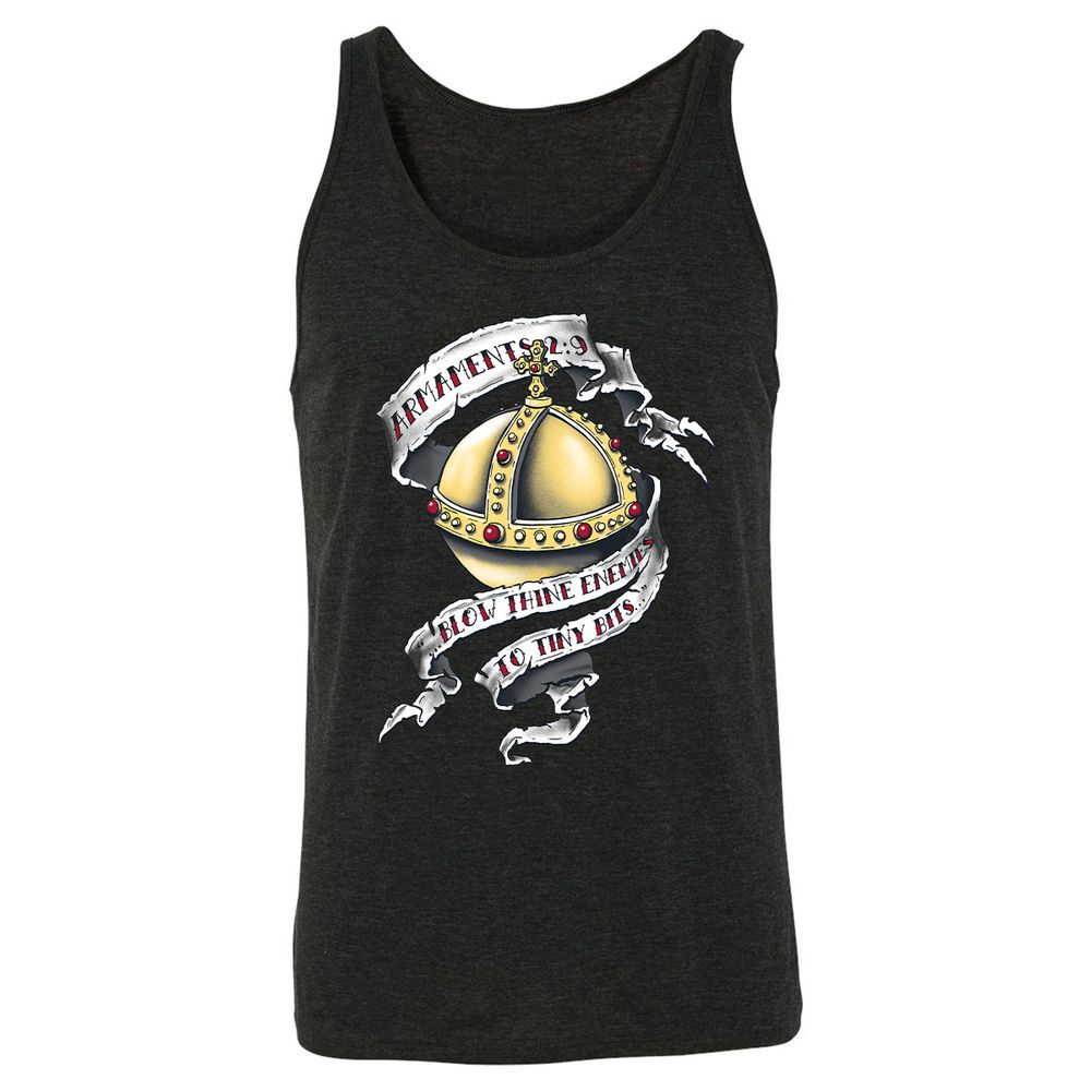 Unisex Jersey Tank - 4GUPJZ7V - Charcoal Black Triblend - 5