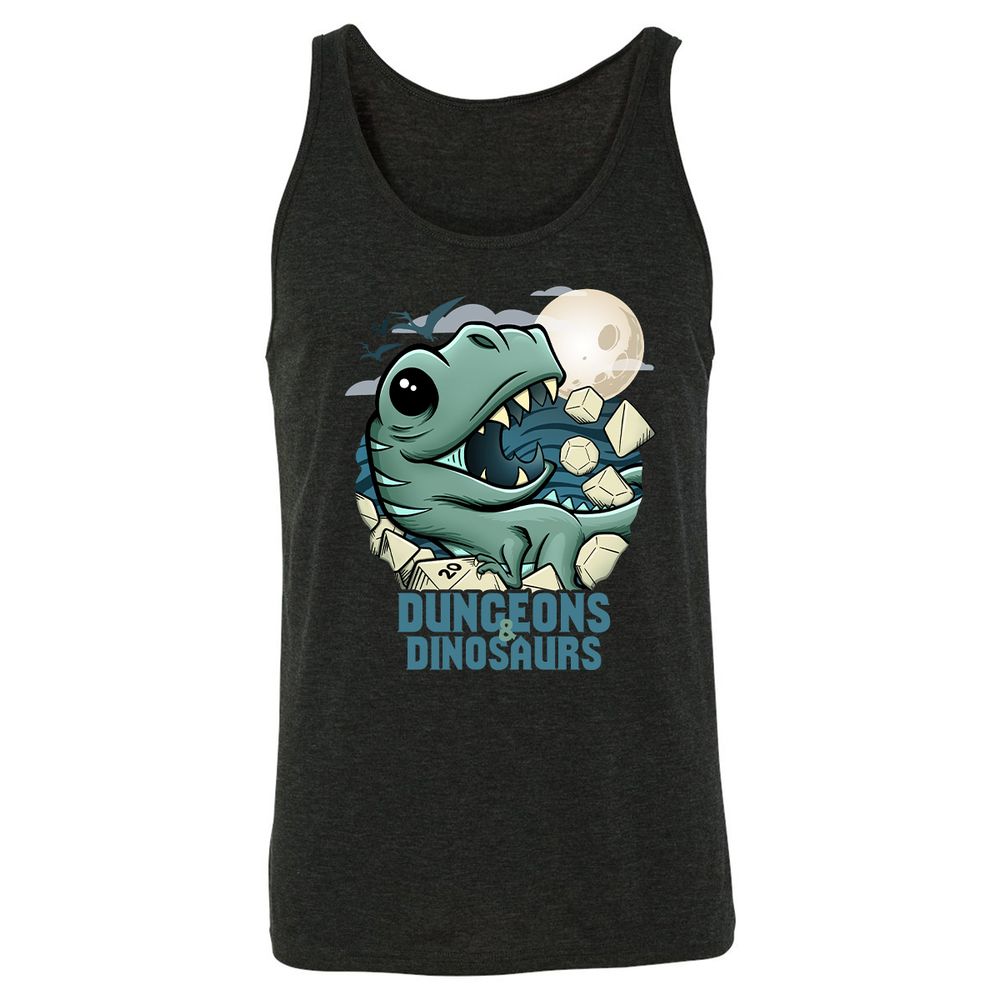 Unisex Jersey Tank - 2FWPCN1T - Charcoal Black Triblend - 5