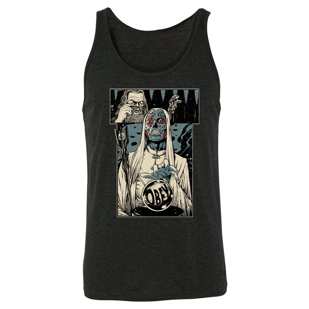 Unisex Jersey Tank - SC9UWV1R - Charcoal Black Triblend - 5