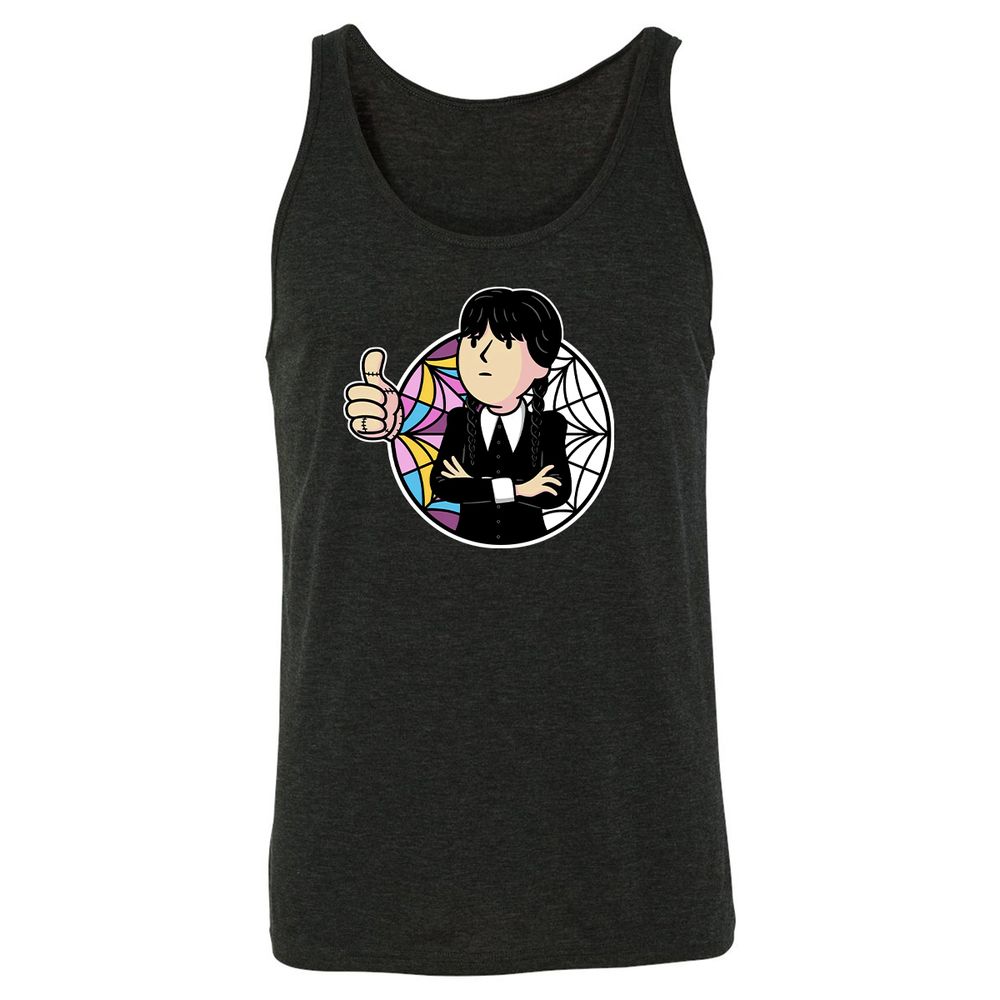 Unisex Jersey Tank - JAT94MGX - Charcoal Black Triblend - 5