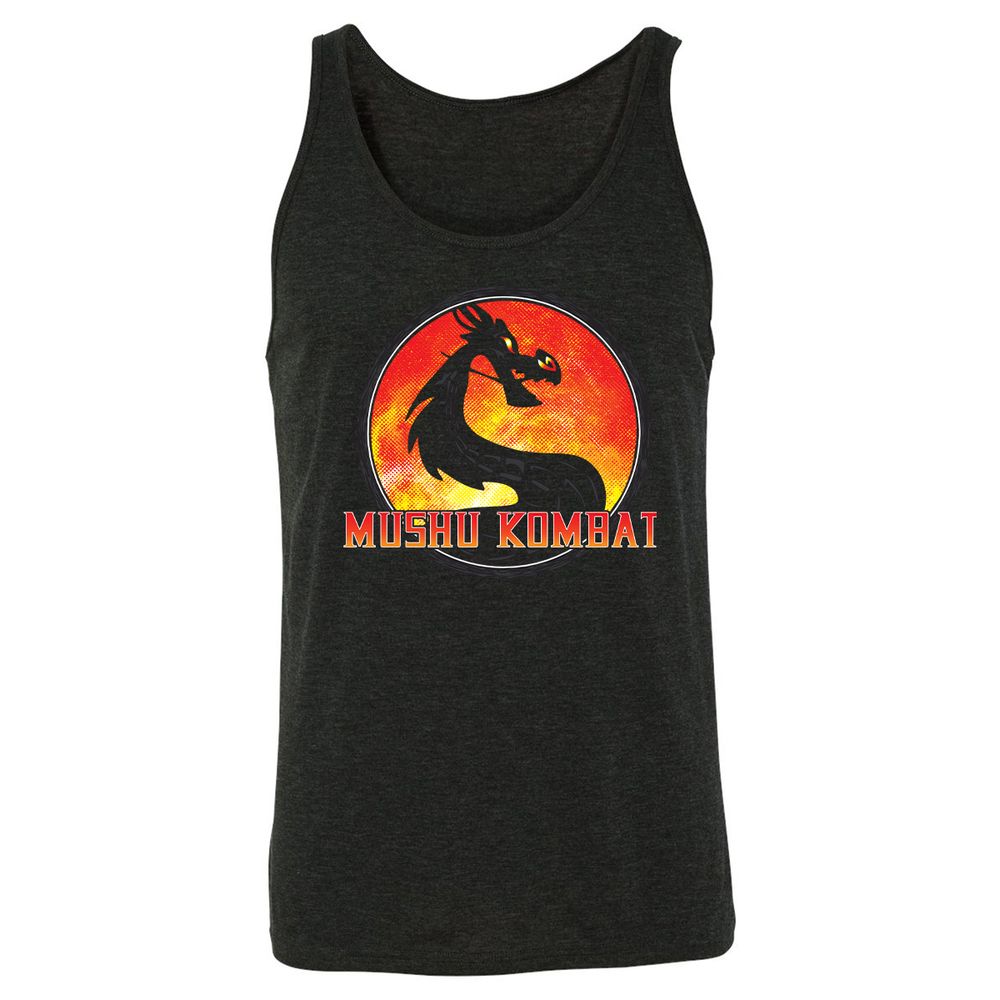 Unisex Jersey Tank - 4SYYPG2L - Charcoal Black Triblend - 5