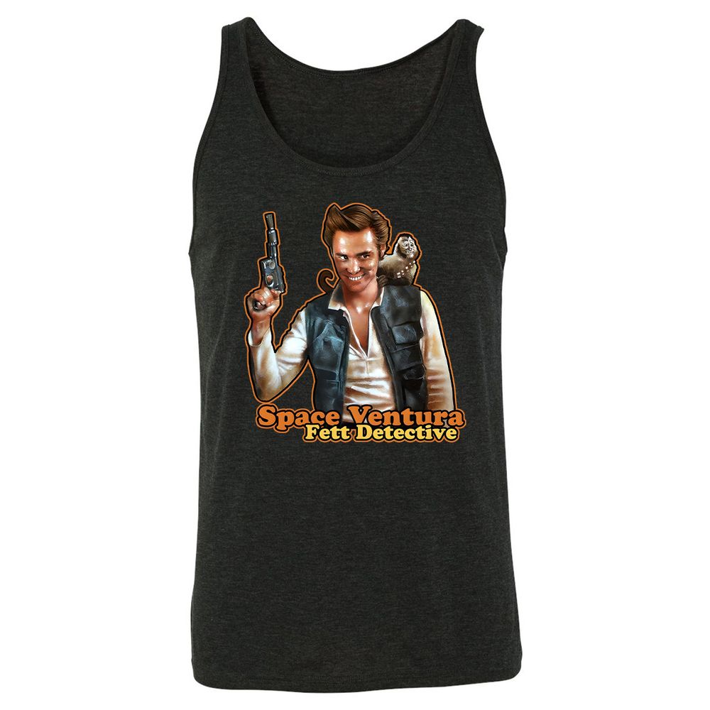 Unisex Jersey Tank - 8S67NYBZ - Charcoal Black Triblend - 5