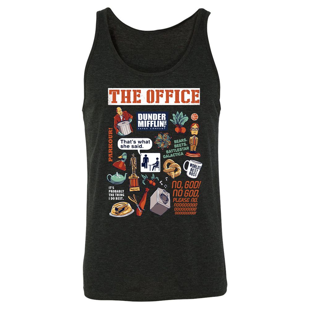 Unisex Jersey Tank - 2VHKHKPK - Charcoal Black Triblend - 5