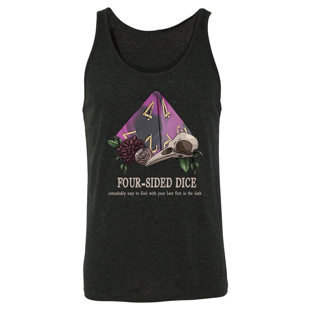 Unisex Jersey Tank - KM7VD9AD - Charcoal Black Triblend - 5