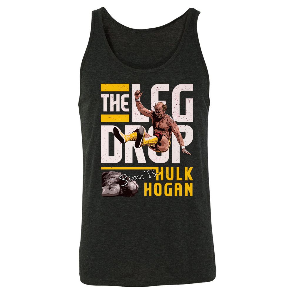 The Leg Drop - Charcoal Black Triblend - 5